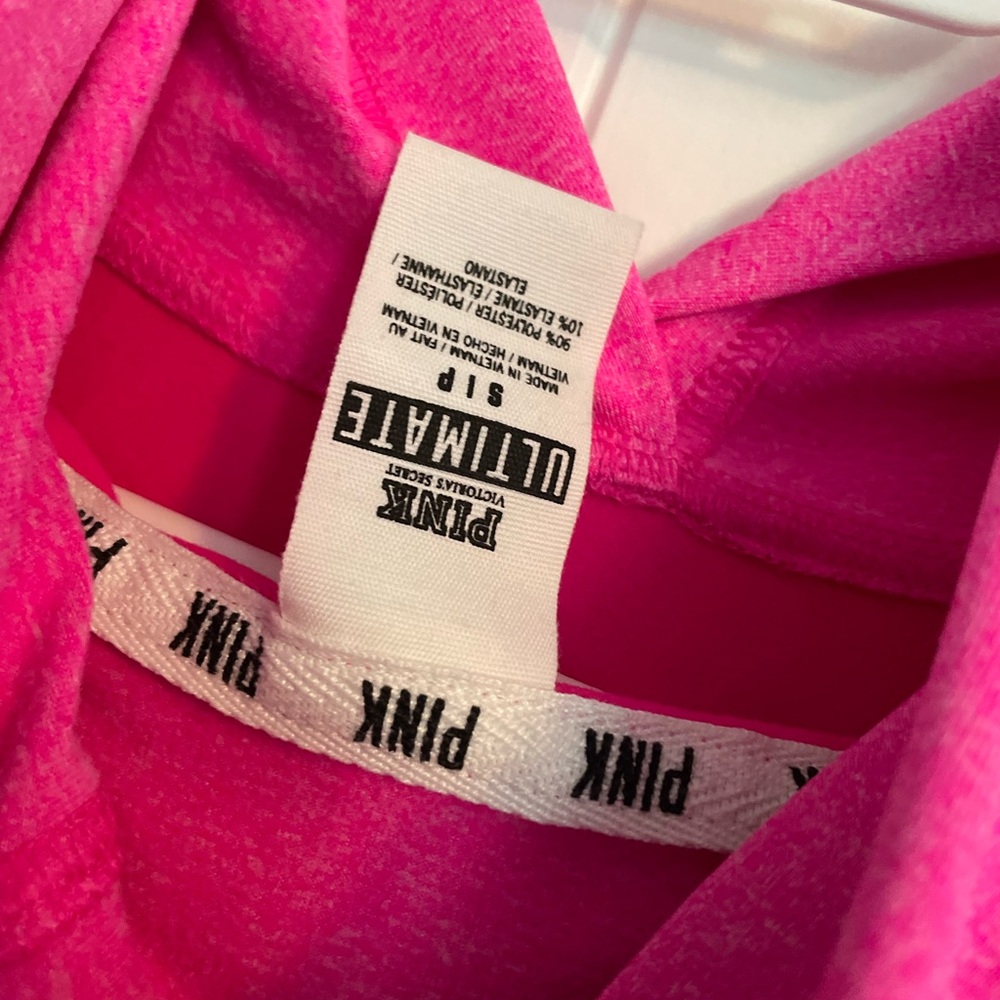 PINK Victoria's Secret Running Hoody Bright Pink